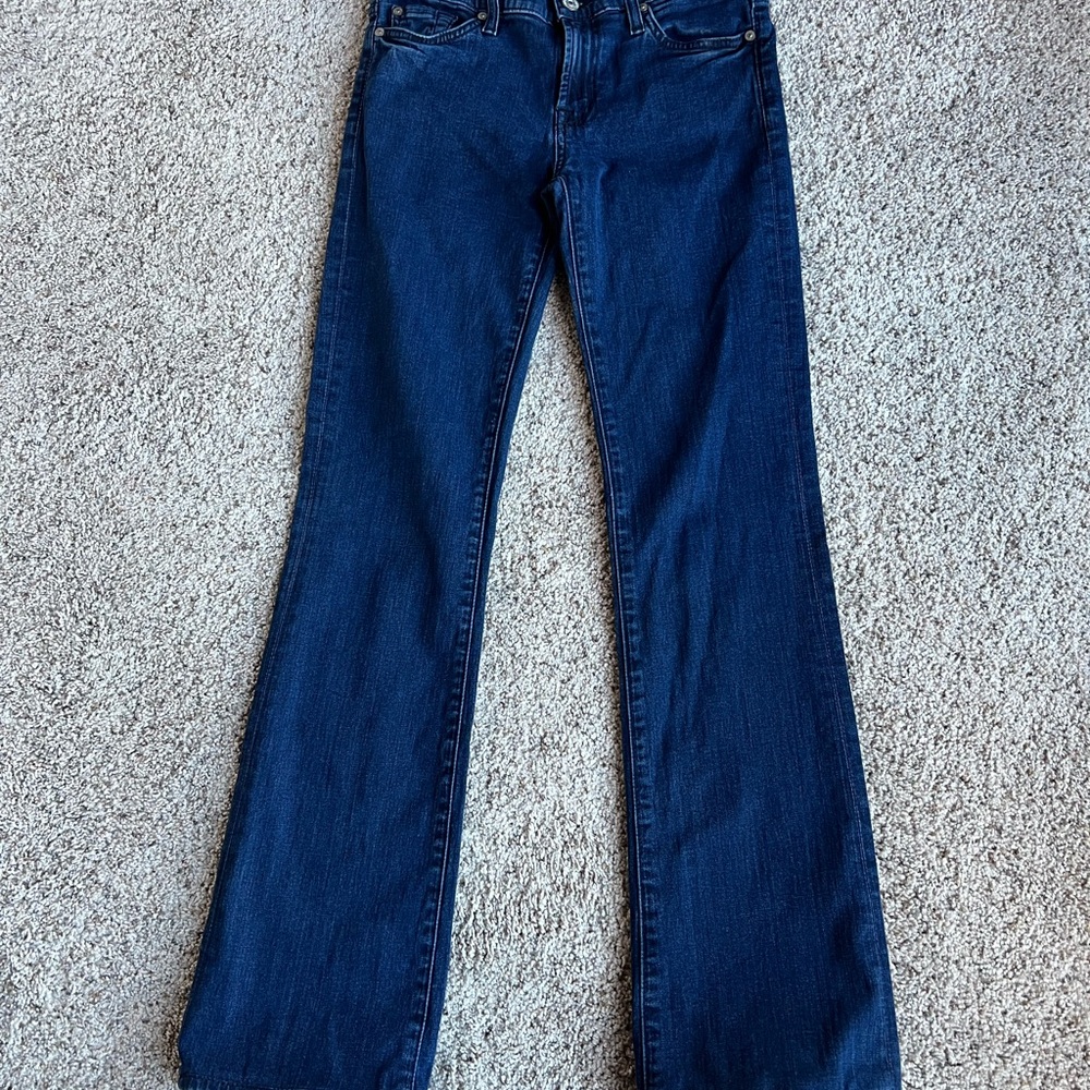 7 For All Mankind Skinny Bootcut  Jeans. Size 27